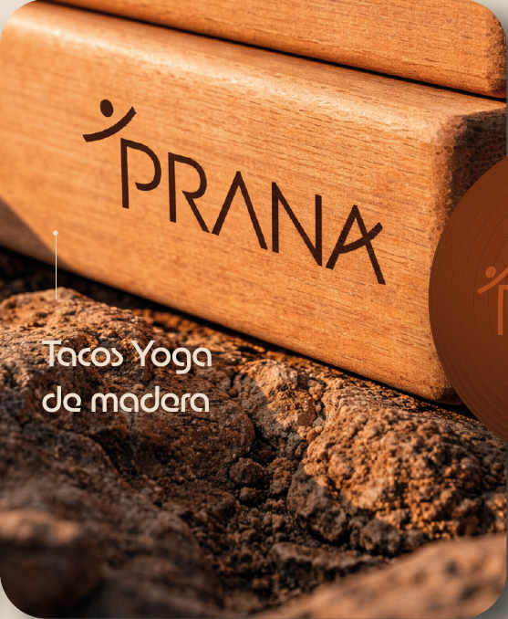 Bloques de madera para yoga Prana