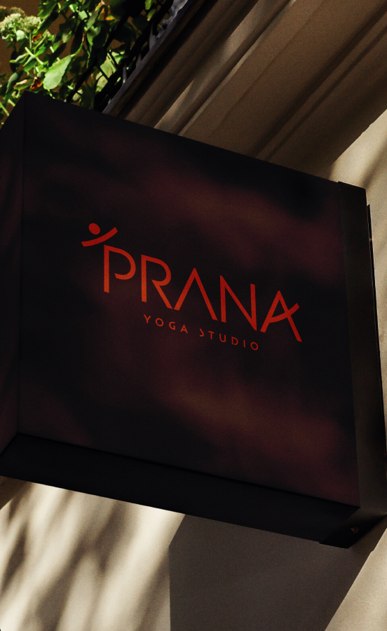Rótulo exterior de Prana